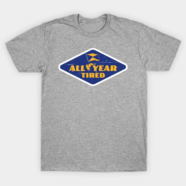 Tired, all year T-Shirt by sebasebi